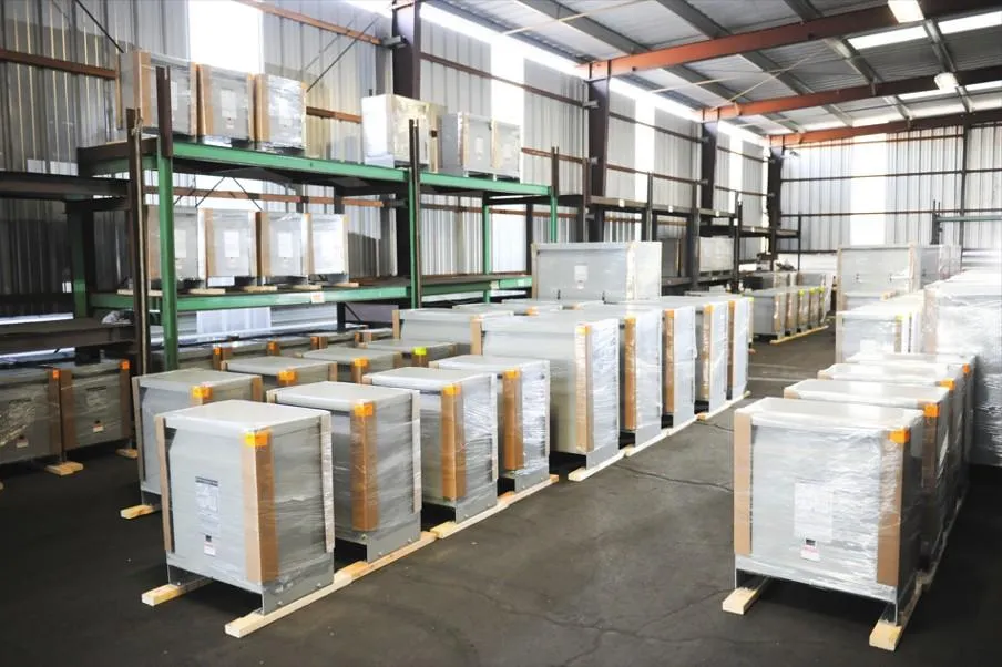 Transformer manufacturing warehouse supporting MGM Bull Rush rapid production program