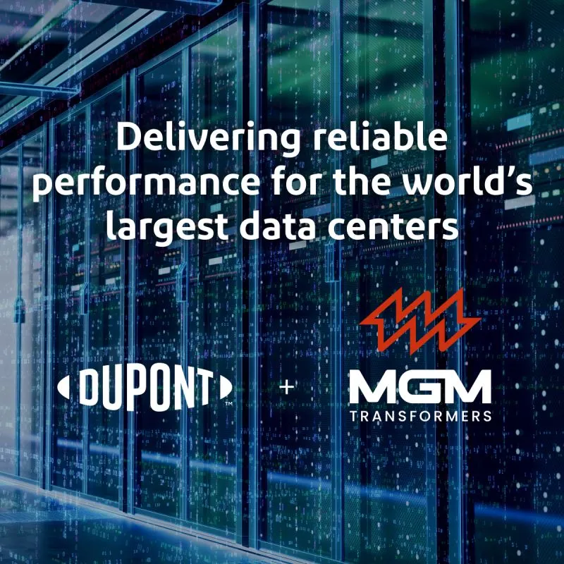 MGM Transformers and DuPont partnership delivering reliable performance for world's largest data centers