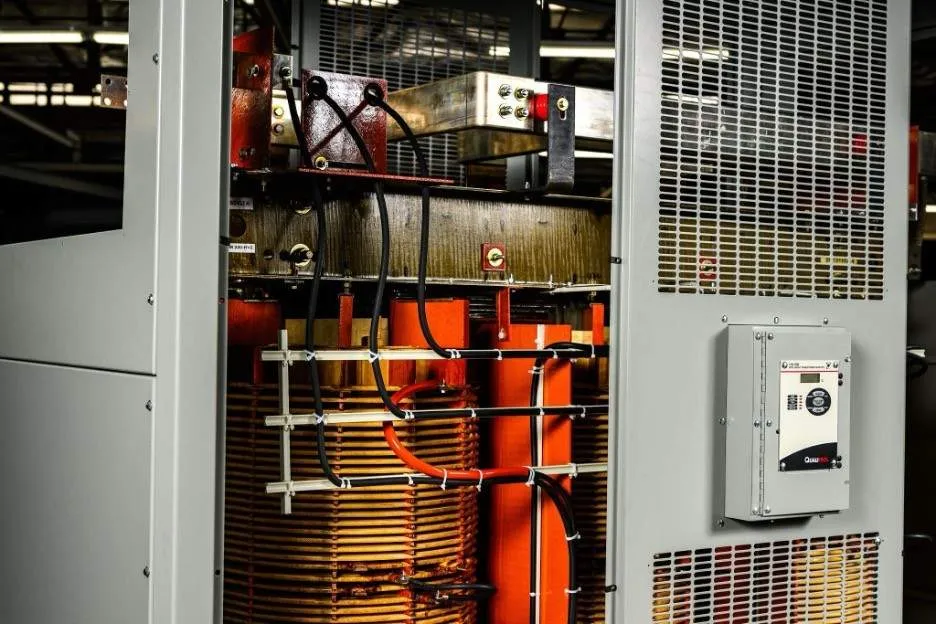 Industrial power transformer demonstrating the science behind transformer noise